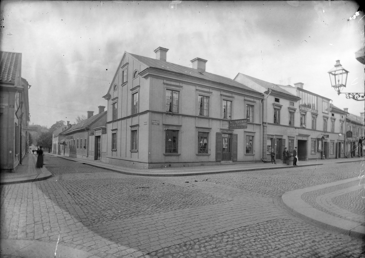 Hörnet Bredgränd - Kungsängsgatan, Uppsala före 1906