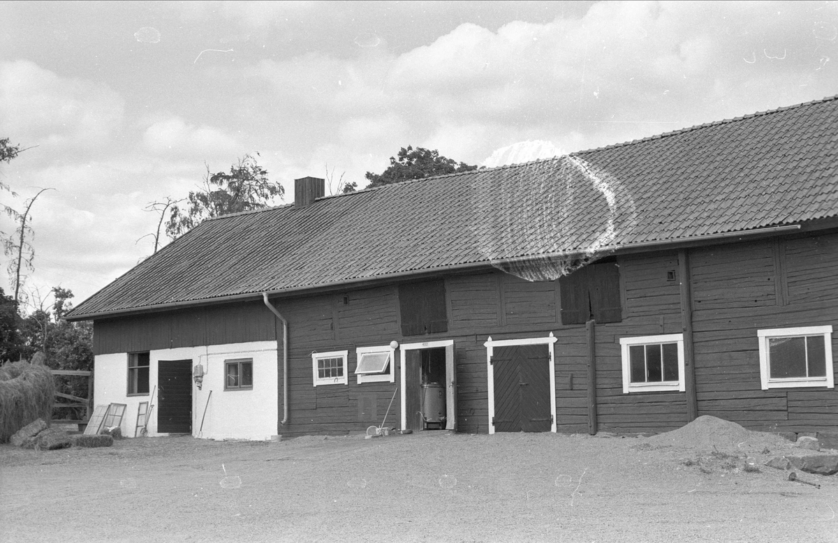 Ladugård och stall med mera, Bärby 1:1, Bärby, Danmarks socken, Uppland 1977