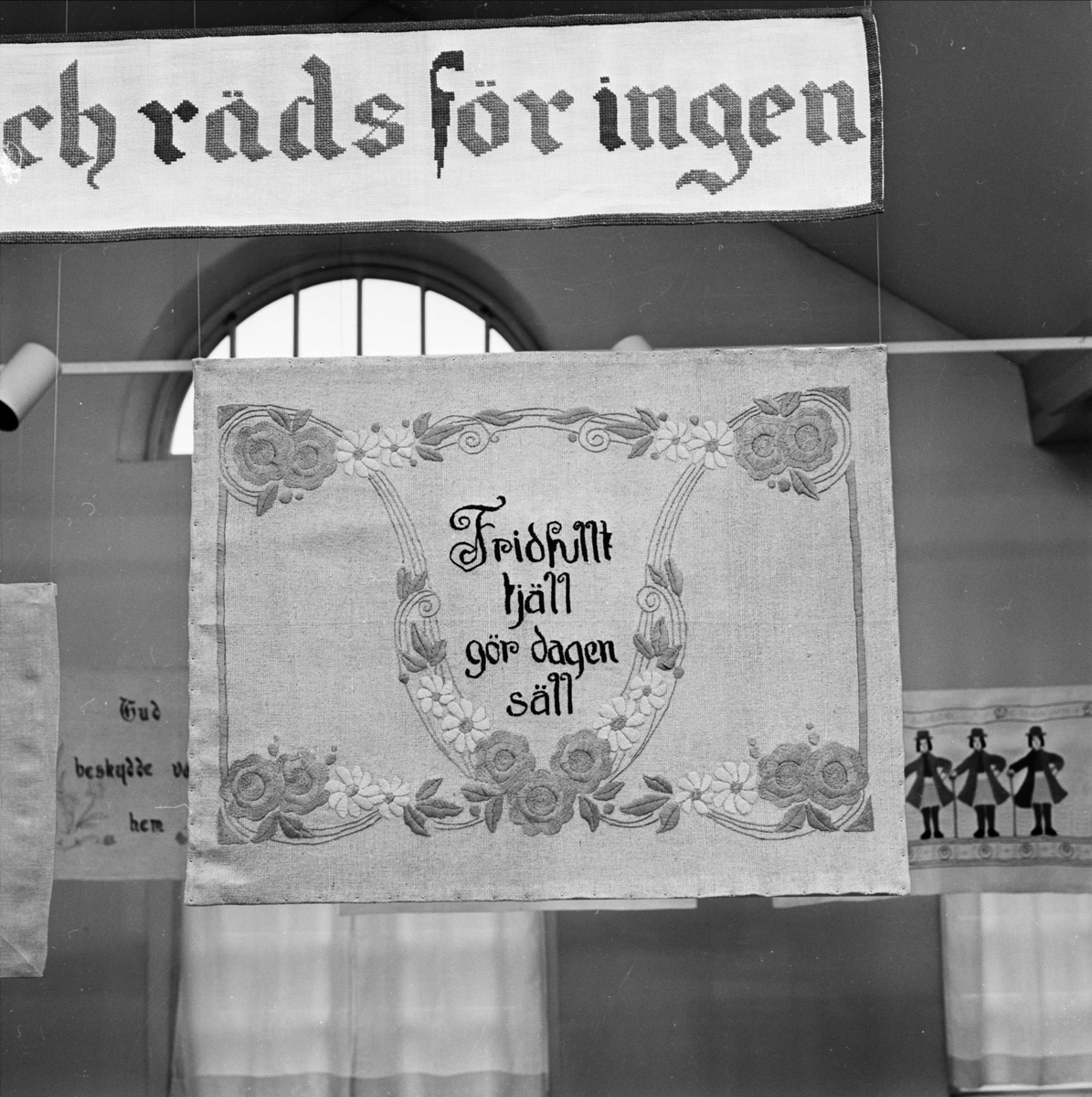 Utställningen Moral och pekoral... på Upplandsmuseet, Uppsala 1964