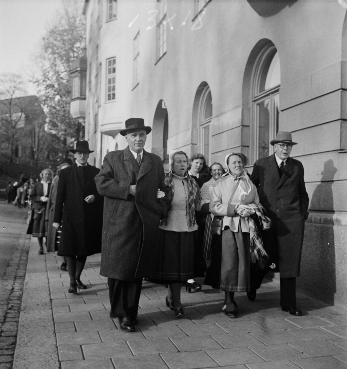 Siljanskören, Uppsala oktober 1948