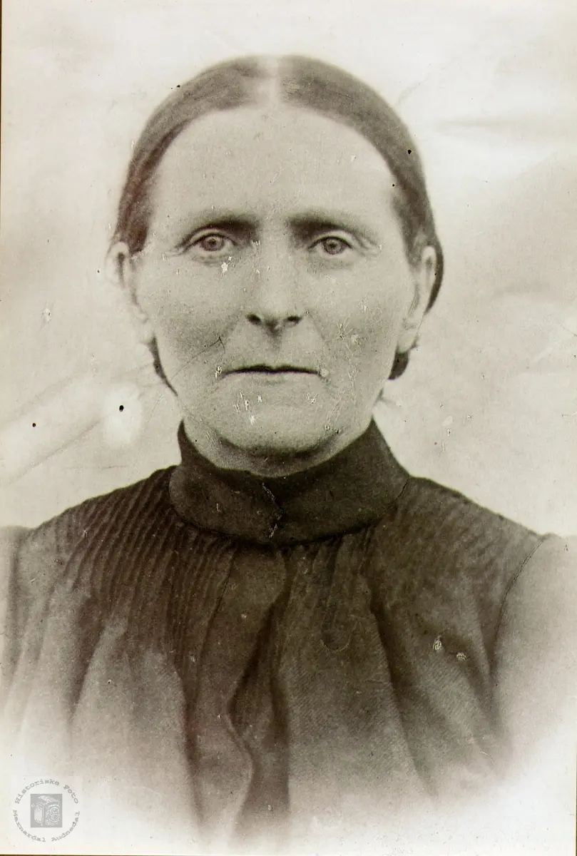 Portrett av Anna Maria Øydna. Grindheim Audnedal.