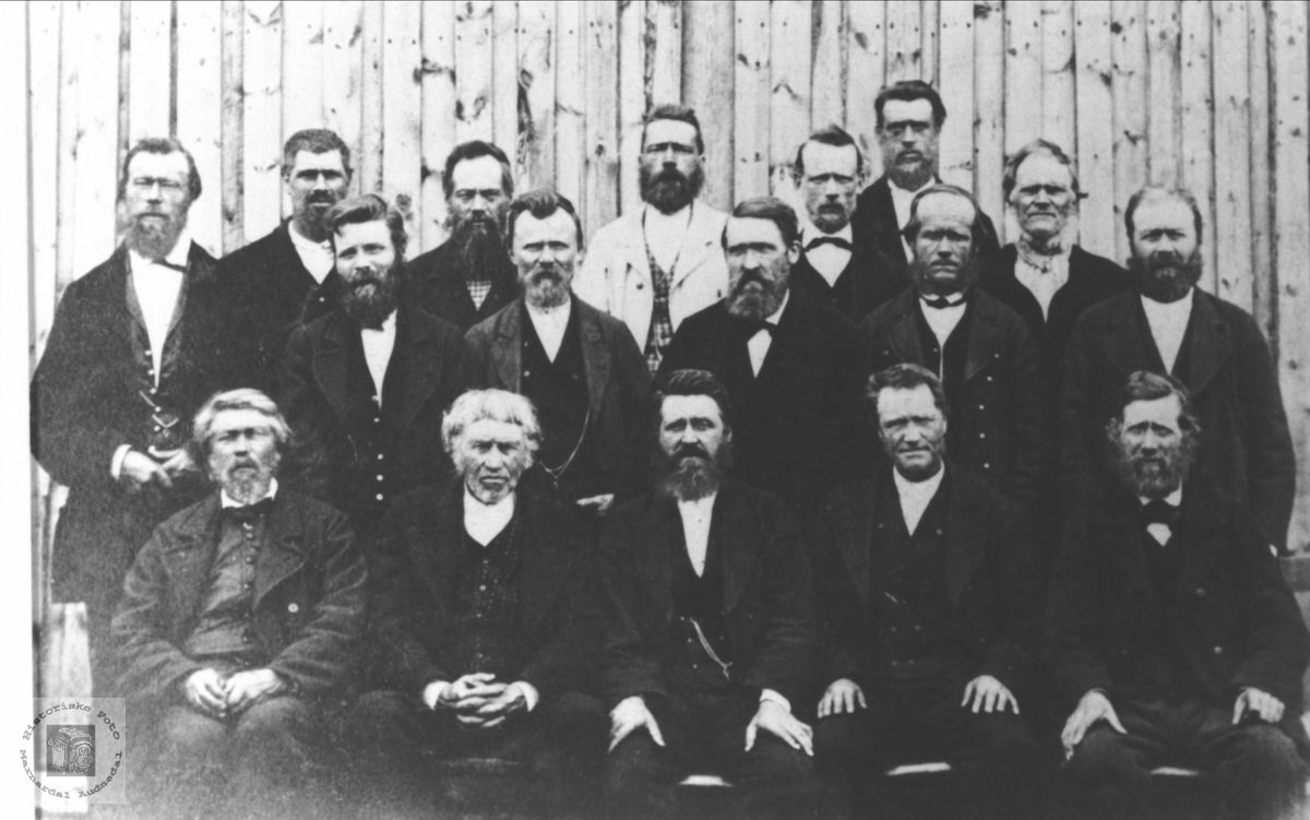 Øyslebø og Laudal Herredstyre 1881.