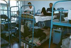 Tuberkulosesyke i fengsel, Arkangelsk, Russland, 2000.