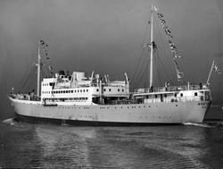 Eksteriør, passasjer- og lastebåten M/S Bretagne, B/N 470 (s