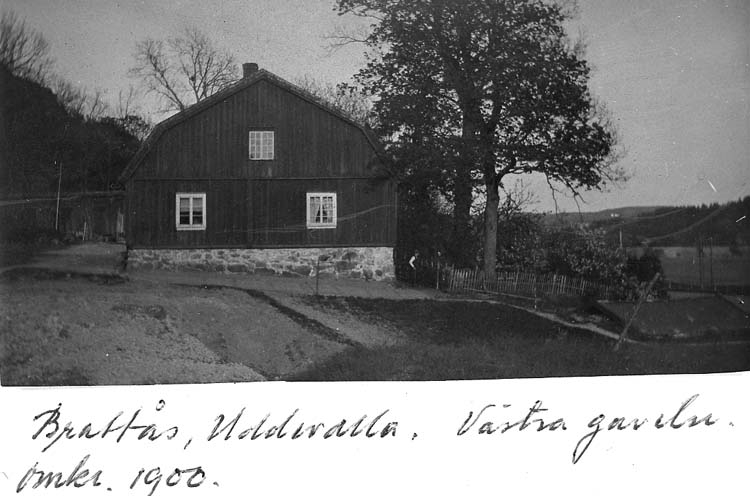 Västra gaveln Brattås gård
