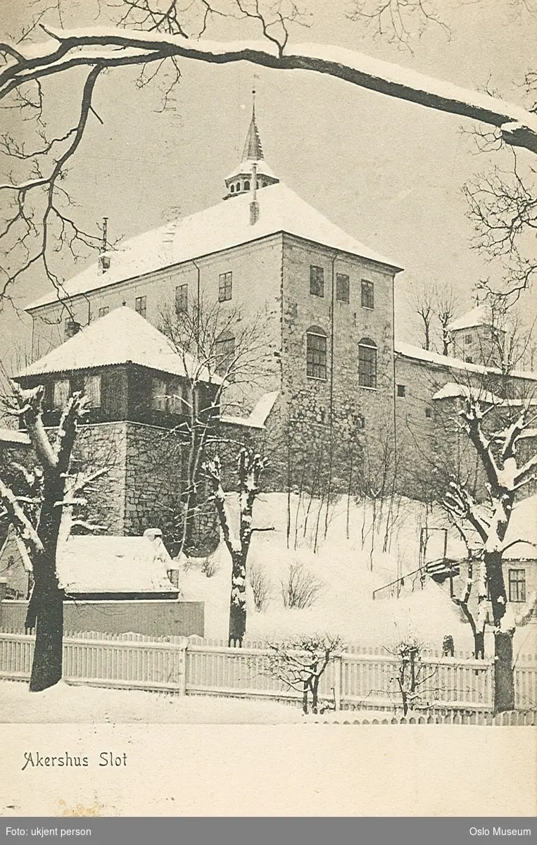 Akershus slott, snø
