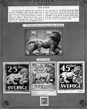 Klichéavdrag av provsidor i det svenska exponatet vid
Världsutställningen i New York 1926, (bandmärken). Foton 1920-talet.