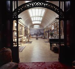 Fritzøehus slott, interiør, malerisal