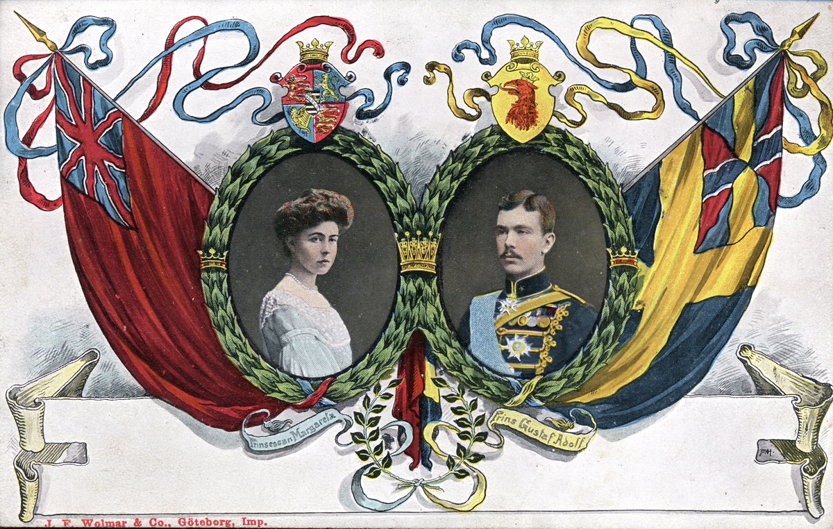 Margareta blev svensk prinsessa när hon gifte sig med prins Gustaf Adolf 1905. Vid Oscar II:s död 1907 fick hon titeln svensk kronprinsessa. Som kunglig deltog hon flitigt i olika välgörenhetsprojekt och hon bidrog till moderniseringen av synen på de kungliga i Sverige.