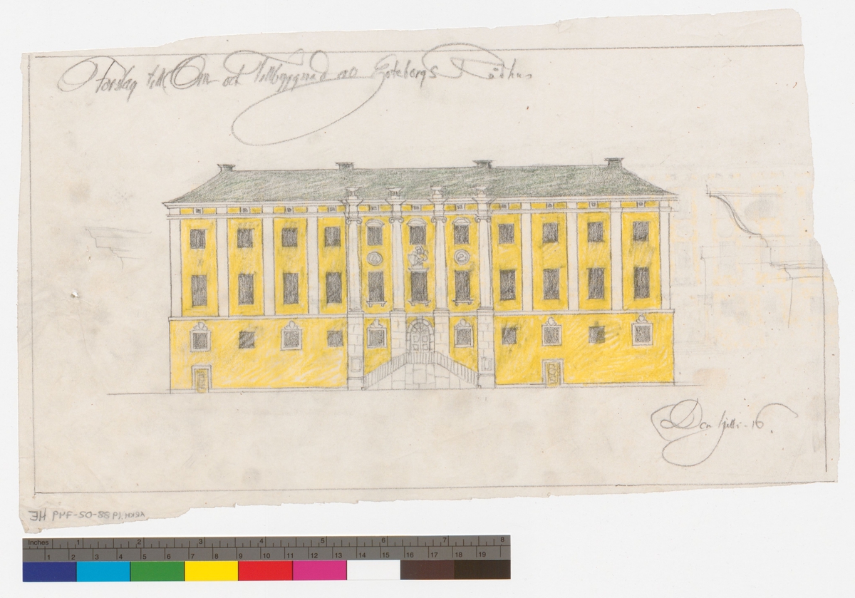 Ritning - ArkDes / DigitaltMuseum