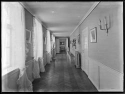 Entre, interiør, stilmøbler, antakelig Borregaard hovedgård.