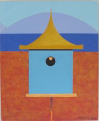 Acryl (ev olje) på finerplate