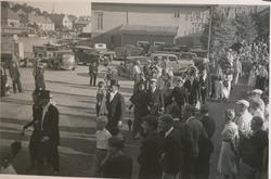 Breviksdag ca. 1940,  Brevik indre havn, opptog