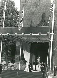 Kronprins Haralds bryllup med Sonja Haraldsen.