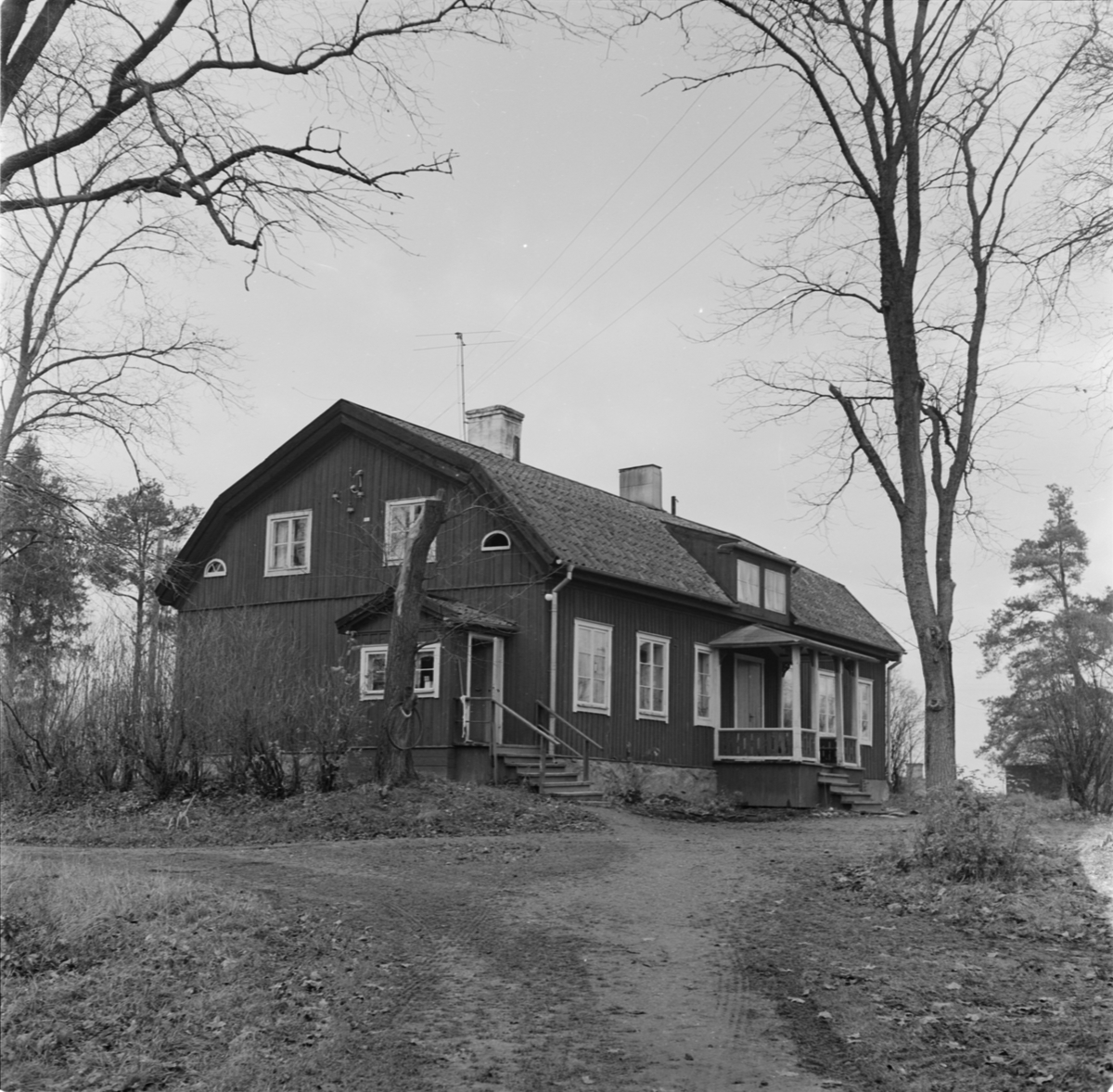Byggnad i Håbo-Tibble socken, Uppland 1961