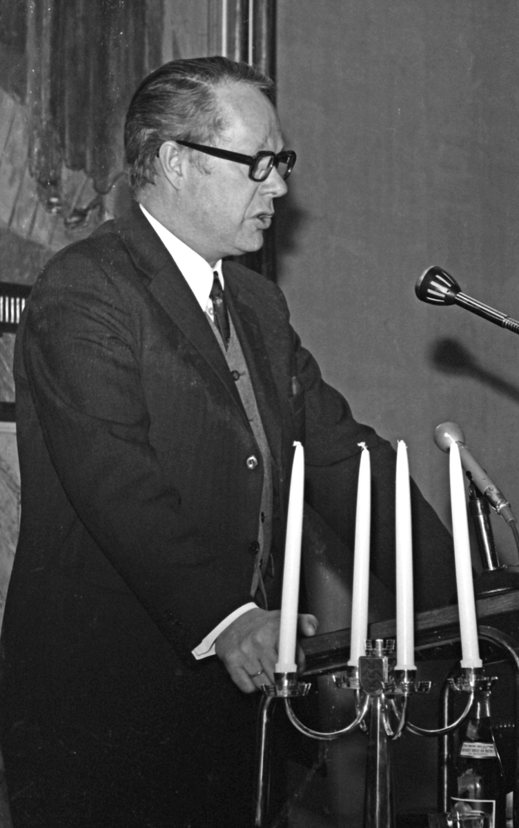 Ordfører Jens Edv. Haugland - 27/3-1972.