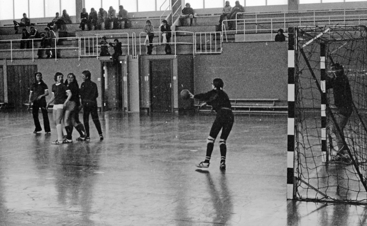 Sport - Håndball i Haraldshallen.