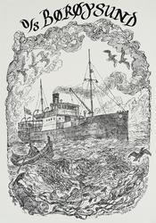 D/S Børøysund [tusjtegning]