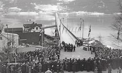 Vingnesbrua på Lillehammer ble åpnet 01-12-1934