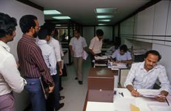 Fra rederiet Aaby, E. B. sitt hovedkvarter i Bangladesh, Ind