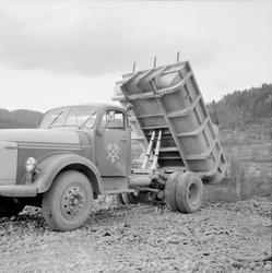 Utkjøring av gråberg ved Fagerlivatnet