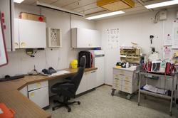 Valhall QP, den gamle boligplattformen.

Sykestuen ligger 