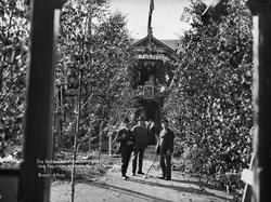 Fra Valdresbaneaabningen. Ved Fagernes station. Kongeingange