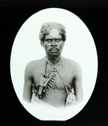 Portrett av innfødt i Madagaskar