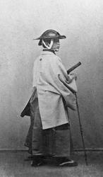 Japansk embetsmann i ridedrakt