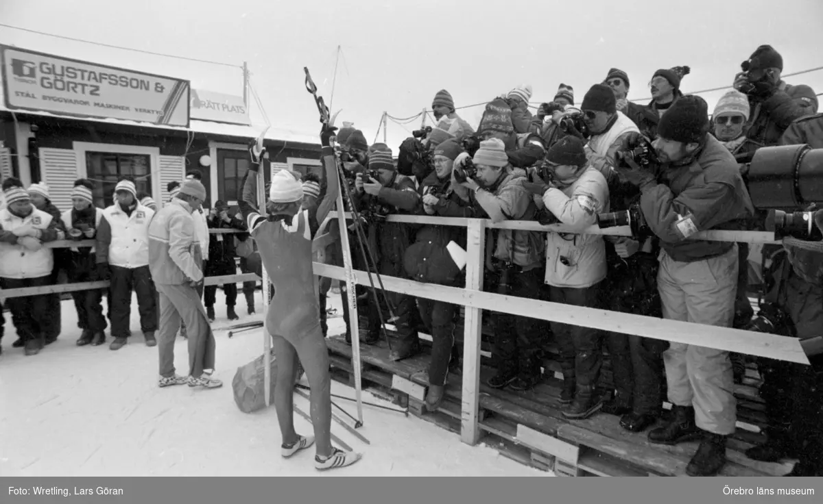SM skidor Ånnaboda 2-8 februari 1986