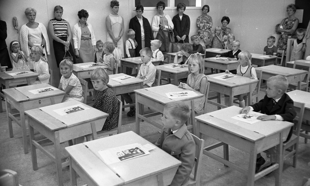 Skolstarten 29 aug.1967.
Varbergaskolan.