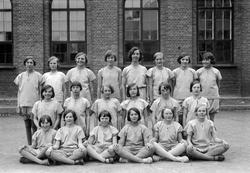 Pikegymnastikk ved Hammartun skole.