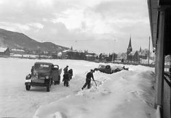 Snørydding på Stadion