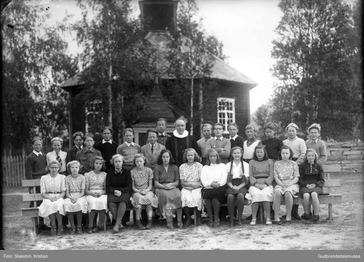 Konfirmantar i Nordberg 1949