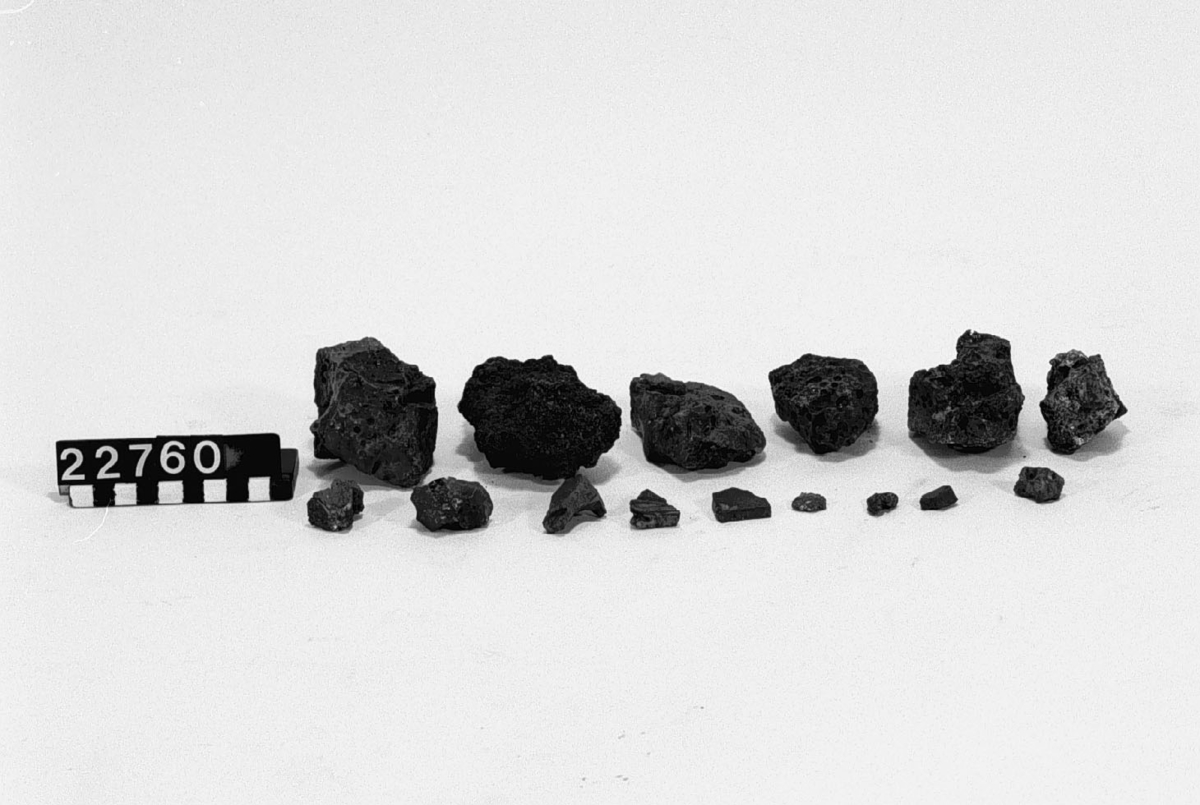 Myrmalm och slagg, ritning, prov - Tekniska museet / DigitaltMuseum