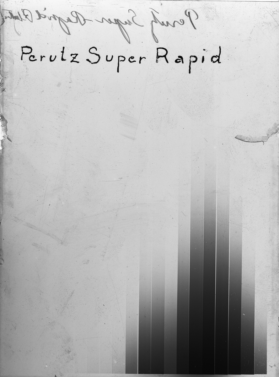 Sensitometerfotogram. Perutz Super Rapid.
