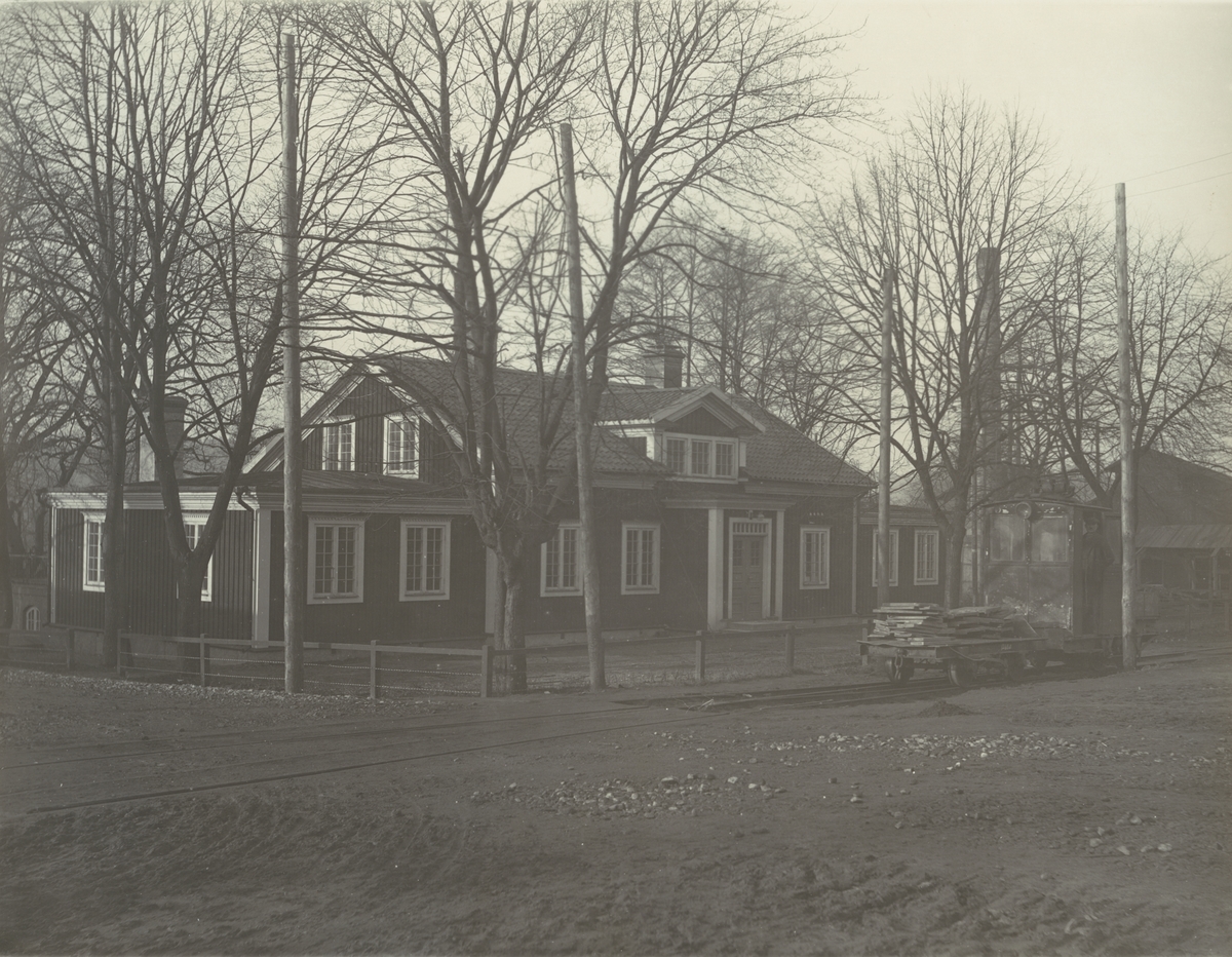 Boxholms Järnverk. Brukskontoret omkring 1914.