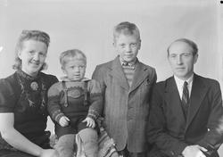 Gunnar Nyberg med familie