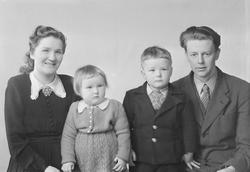 Alf Hammerhaug med familie