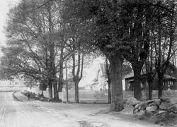 Helgerødgata og  Torderødalleen til høyre, Jeløy i Moss. Vil