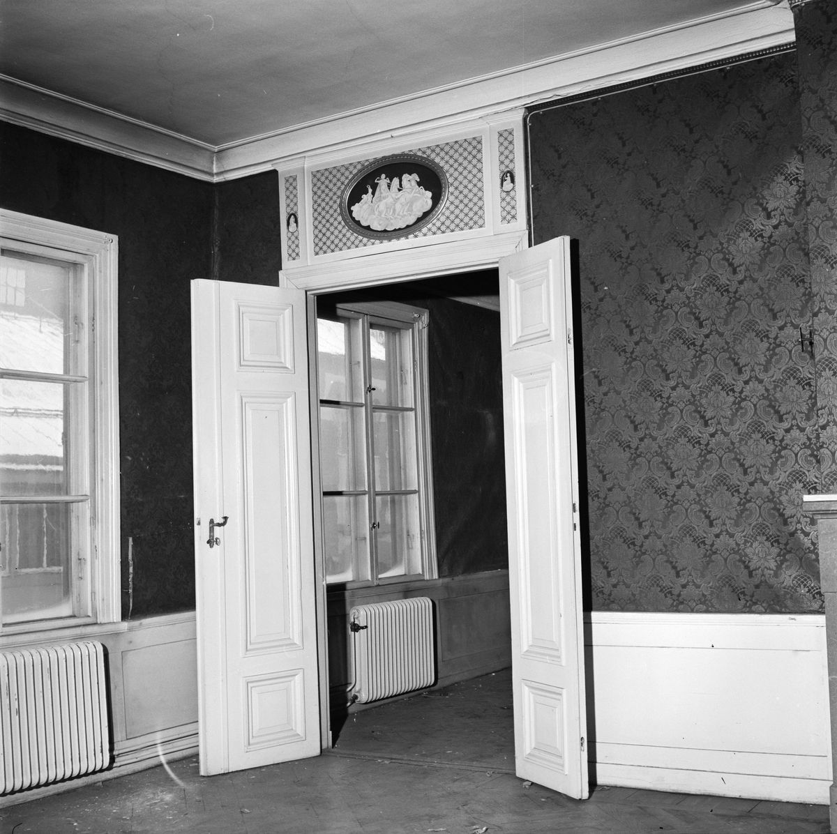 Interiör från Walmstedtska gården, Uppsala 1967