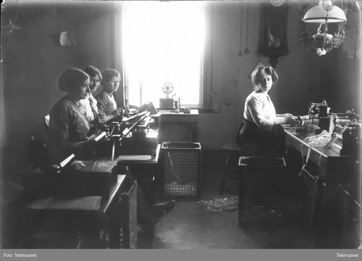 Telegrafstasjonen i Lødingen, 1906