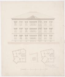Bolighus etter oppgave fra professor Heine [Plantegning]