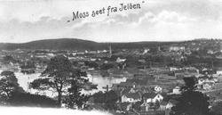 "Moss seet fra Jelöen"