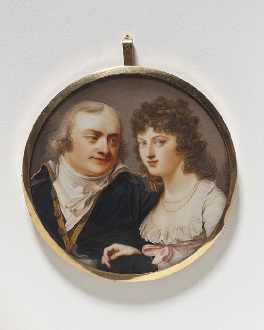 Georg J. Skjöldebrand, 1761-1816, överste, hans syster Maria Elisabeth, 1763-1842