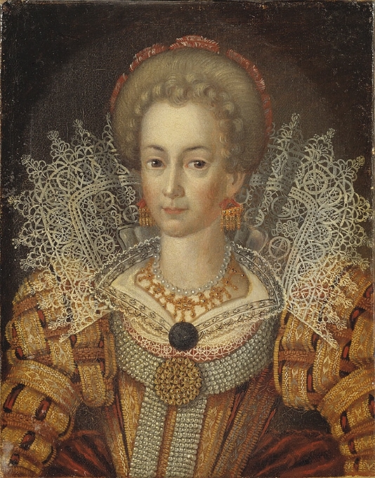 Okänd kvinna, tidigare kallad Cecilia Vasa, 1540-1627, prinsessa av Sverige markgrevinna av Ba