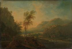 Landskap fra Rhin-egnen [Maleri]