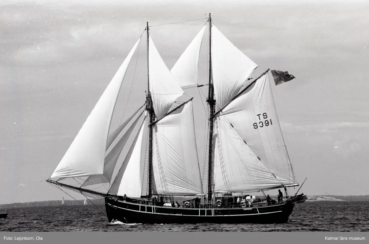 Svenska gaffelskonaren Kvartsita klass C, The Tall Ships' Races är en ...