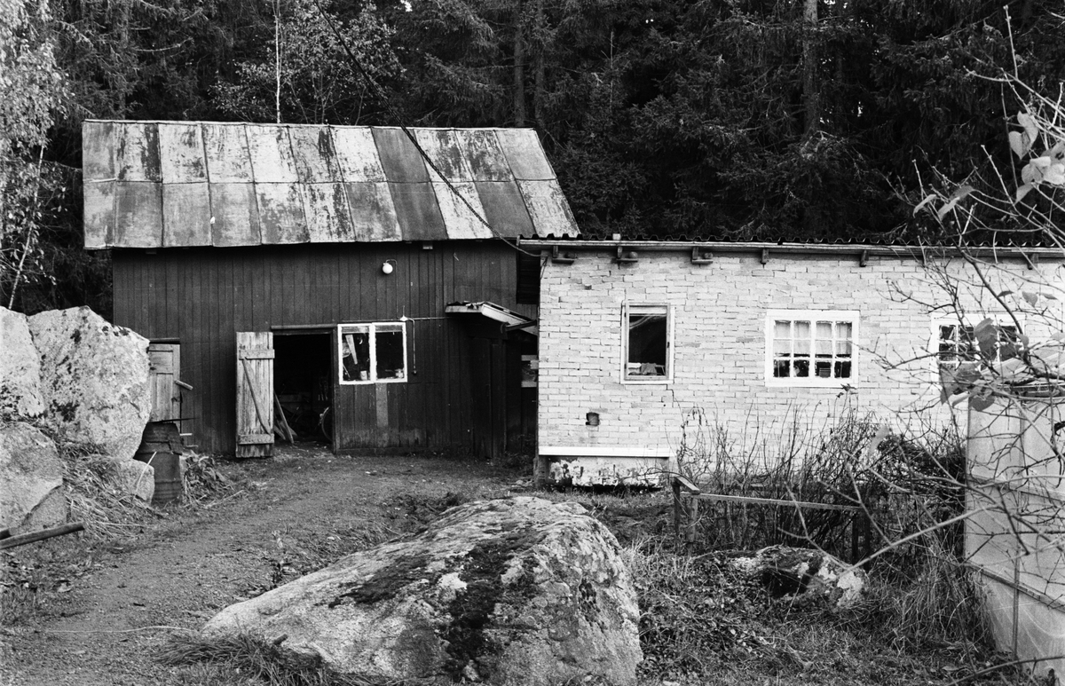 Fähus och förråd, Tensta-Forsa 20:1, Tensta socken, Uppland 1978