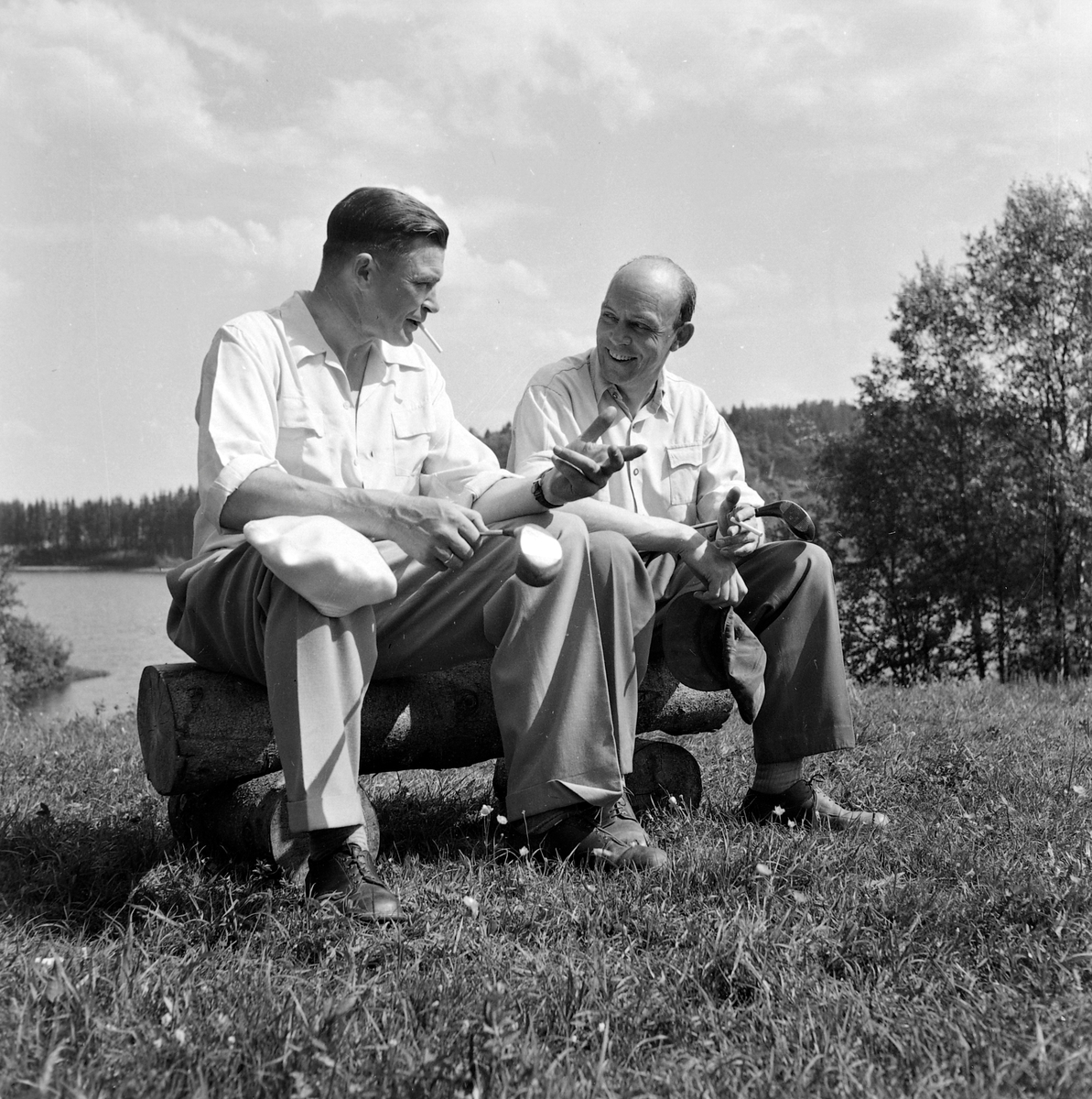 Svensk-norsk golfmatch på Sommersetra
